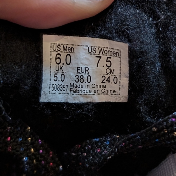 Black CozyHug Authentic Vans - Picture 3 of 3